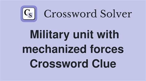 FORCE UNITS Crossword Clue